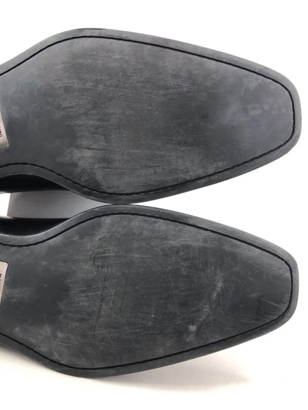 Magnanni Federico Black Leather Dress Oxford Shoes 9.5 D